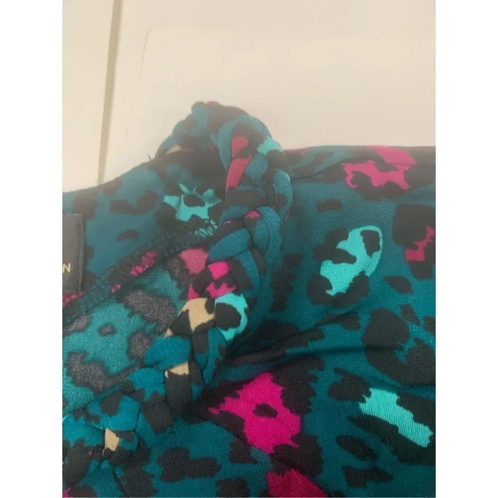 Multicolored Cheetah Print Blouse - Picture 7 of 9